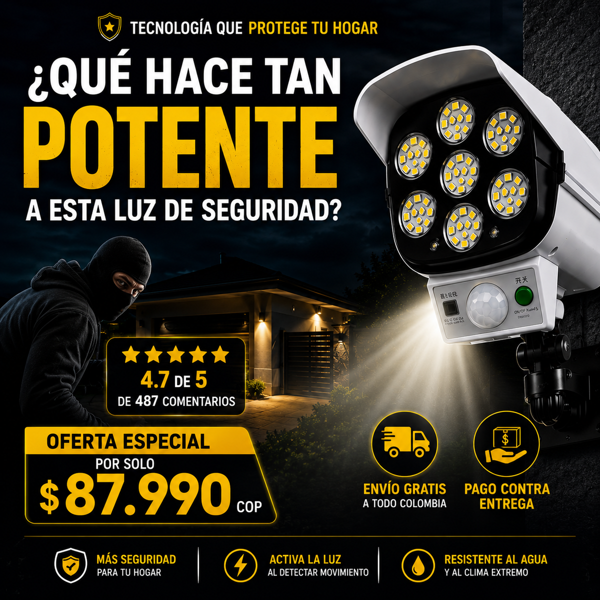 PROMO 2x1 Lampara Led Guardglow