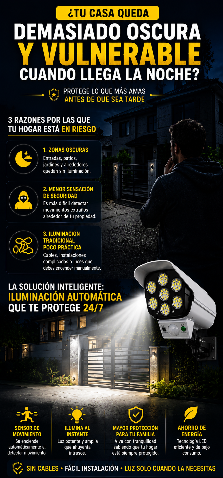 PROMO 2x1 Lampara Led Guardglow