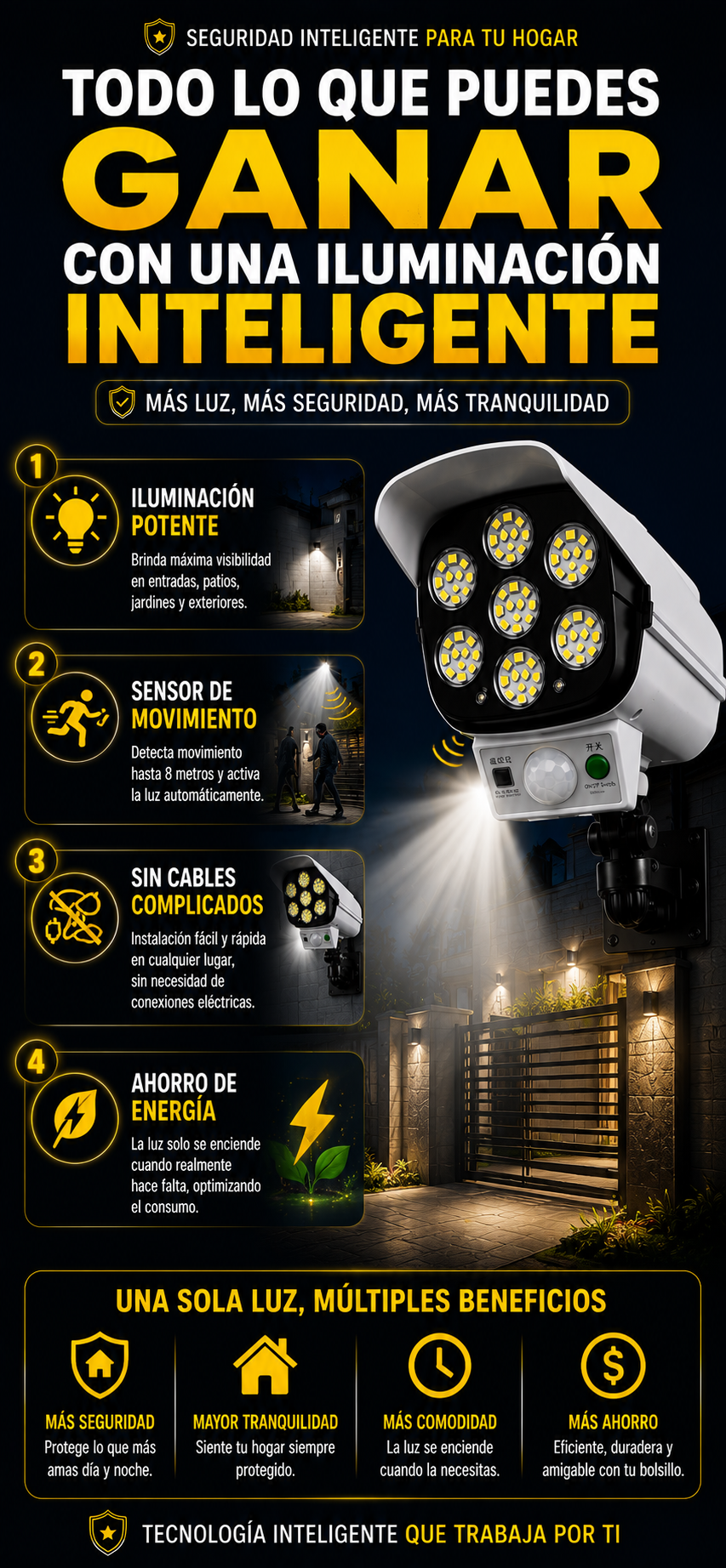 PROMO 2x1 Lampara Led Guardglow