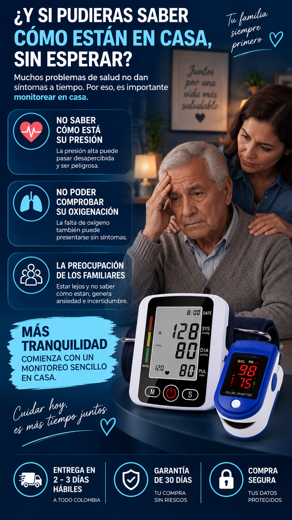 🩺COMBO 2 EN 1! Tensiómetro + Oxímetro digital ❤️🩺